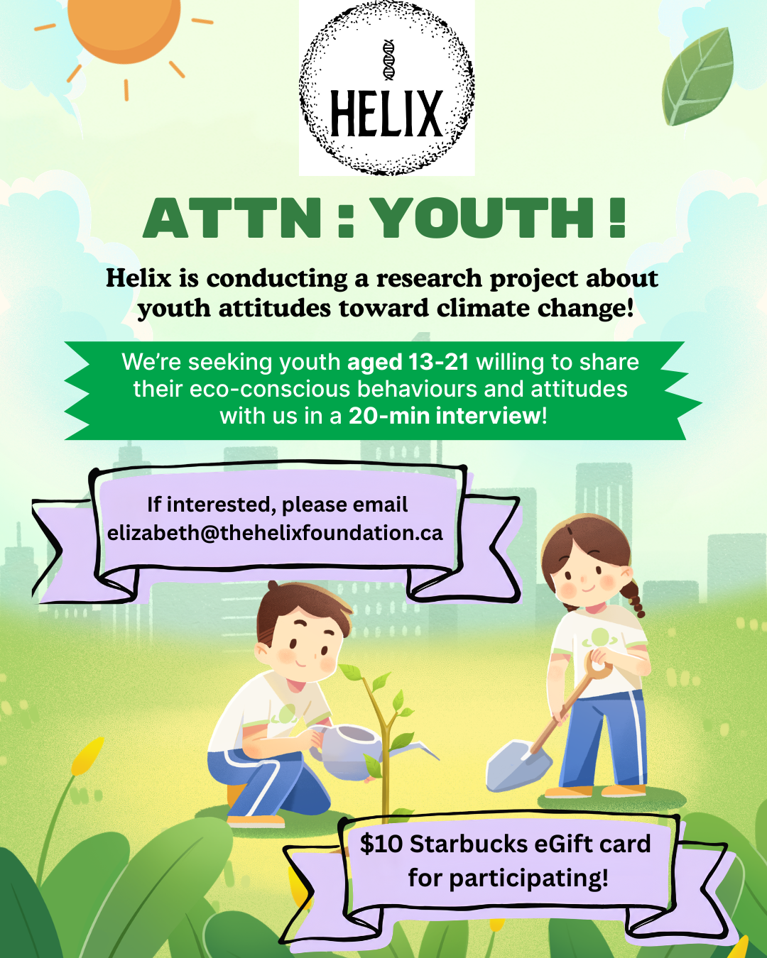 Helix Foundation interviewee callout graphic.